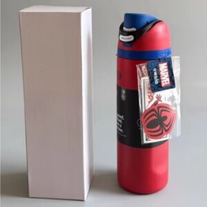 Marvel Red and Blue Superhero Water Bottle Spider Man OWALA 24 oz
